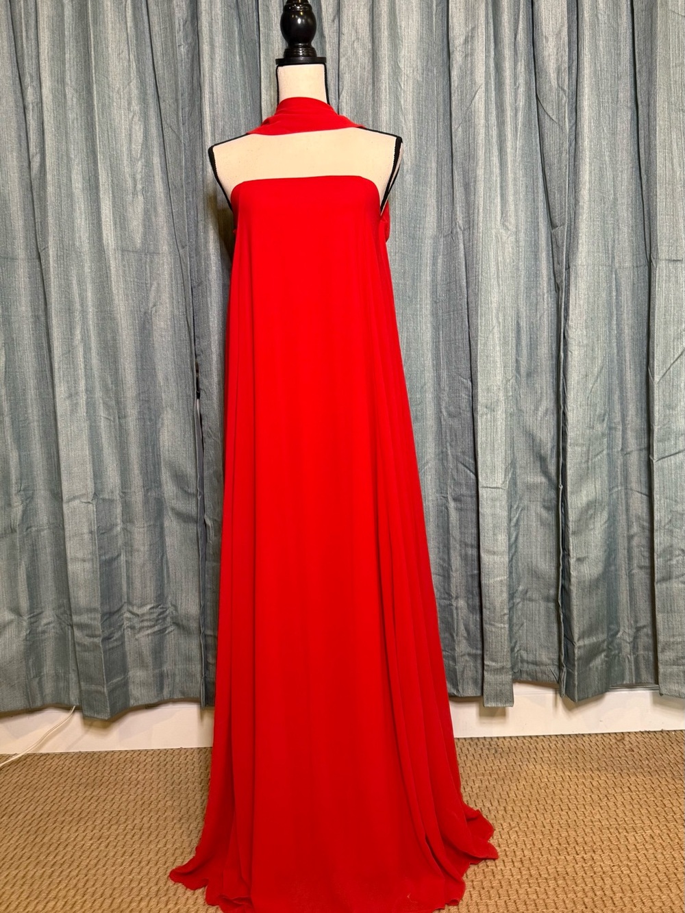 FAERIESTY WElegant Red Halter Gown - Women Dresses